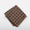 Kaffe Ficknäsduk Herrkostym High-End Mönster Polyester Siden Bankett Värd Retro Liten Fyrkantig Handduk Näsduk Bröstnäsduk