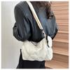 Solid Color Girls Oxford Cloth Crossbody Bags Female Diamond Pattern Shoulder Bags Big Capacity Ladies Handbags with Small Purse