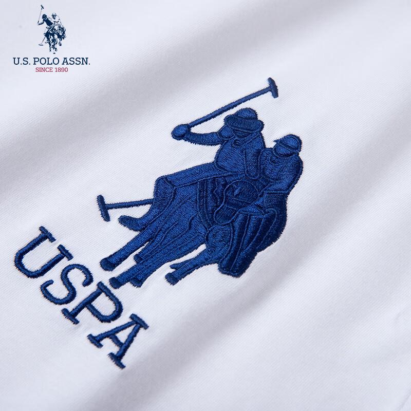 U.S. Polo Assn. Herren Kurzarm-T-Shirt aus reiner Baumwolle