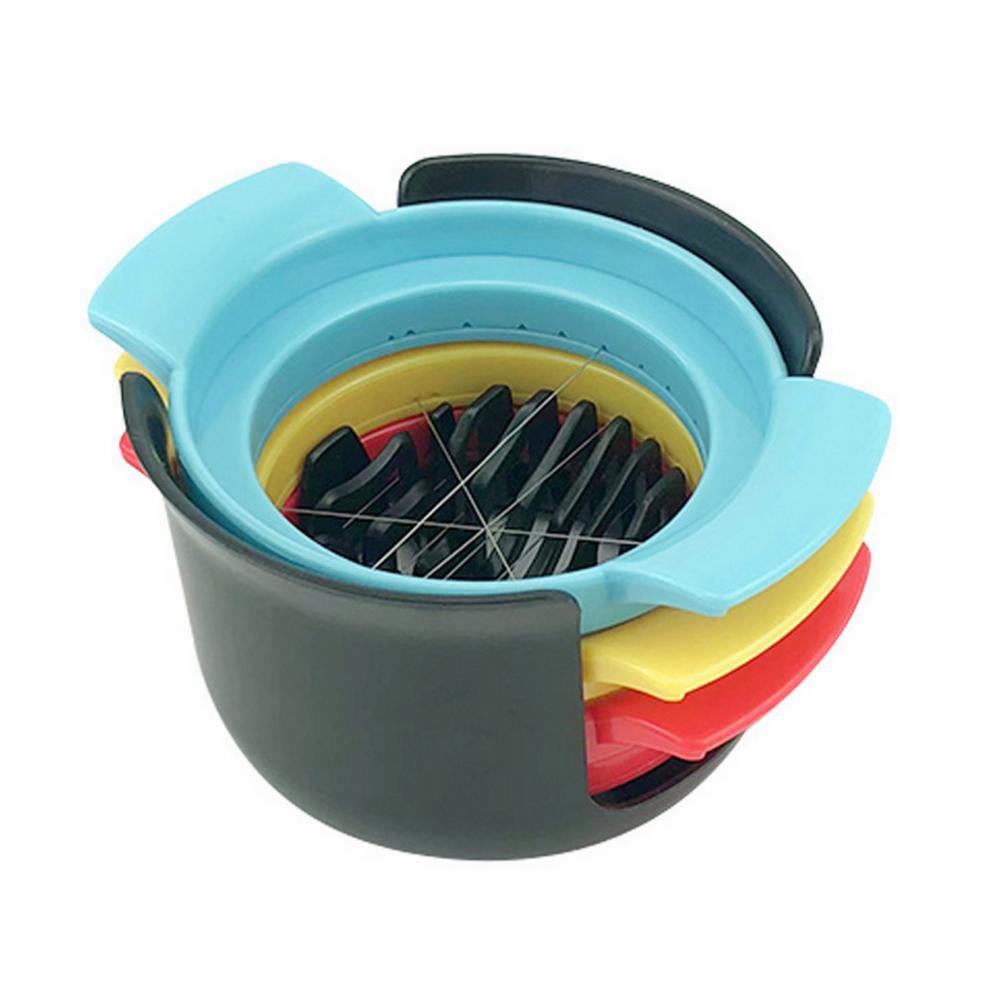 Egg Slicer 3 In 1 Cut Eggs Cooked Eggs Cutter Household Boiled Eggs Creative Tools Bento Cut Flower Shaper Kitchen Accessories