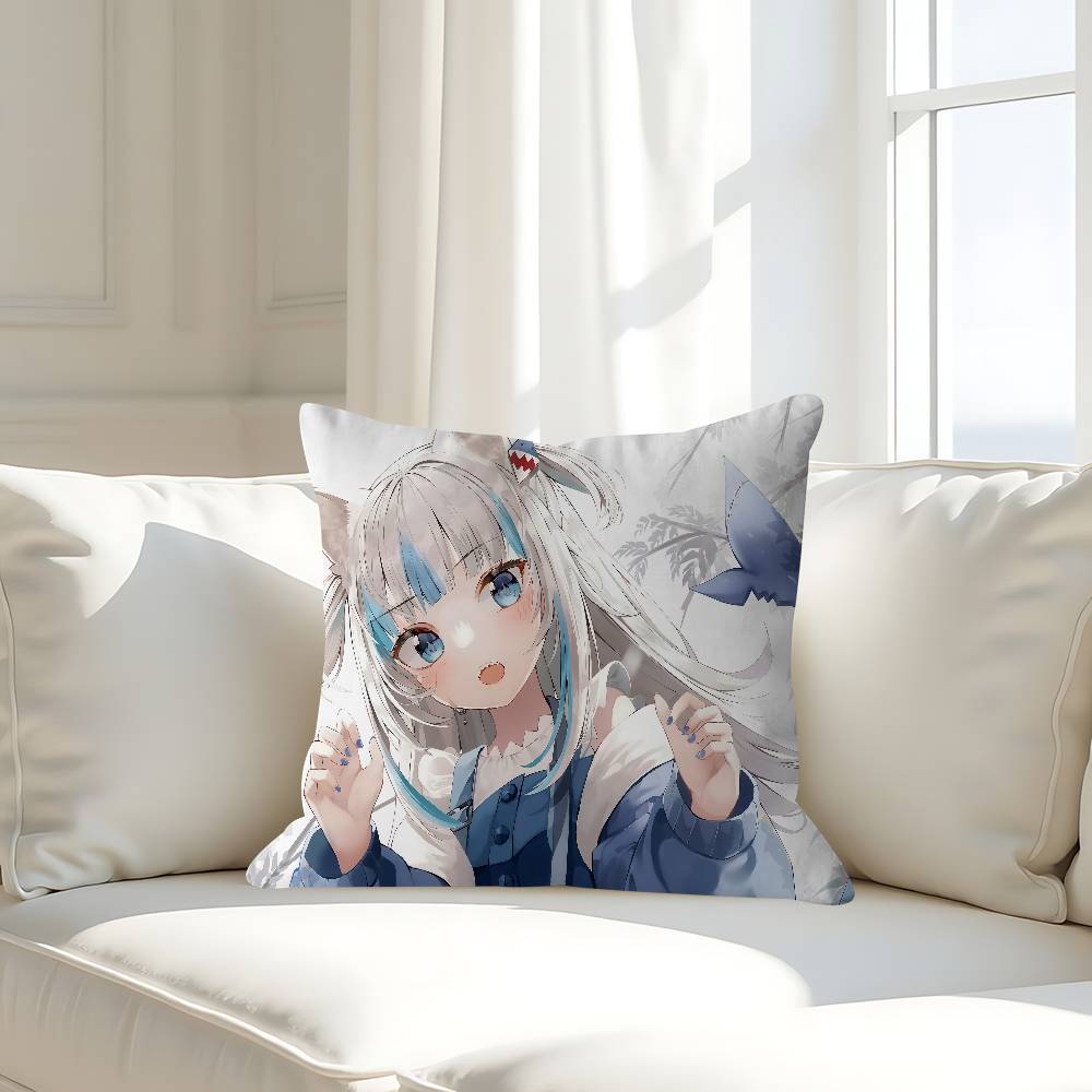 

Musician G-Gawr G-Gura Pillow Case Removable Washable Cushion Cover – All-Season Soft Linen 16x16Inch