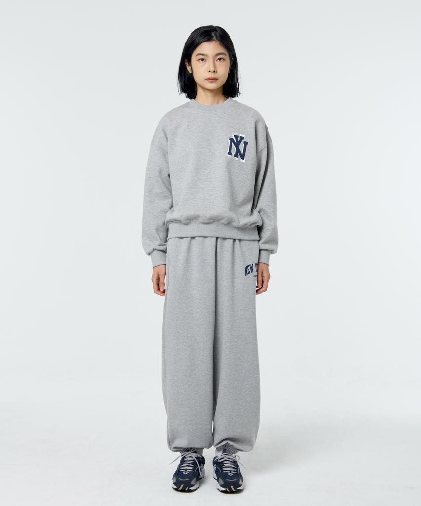 PAPERBOY [Set] Ny Simple Logo Wide Jogger Set 4 Colors
