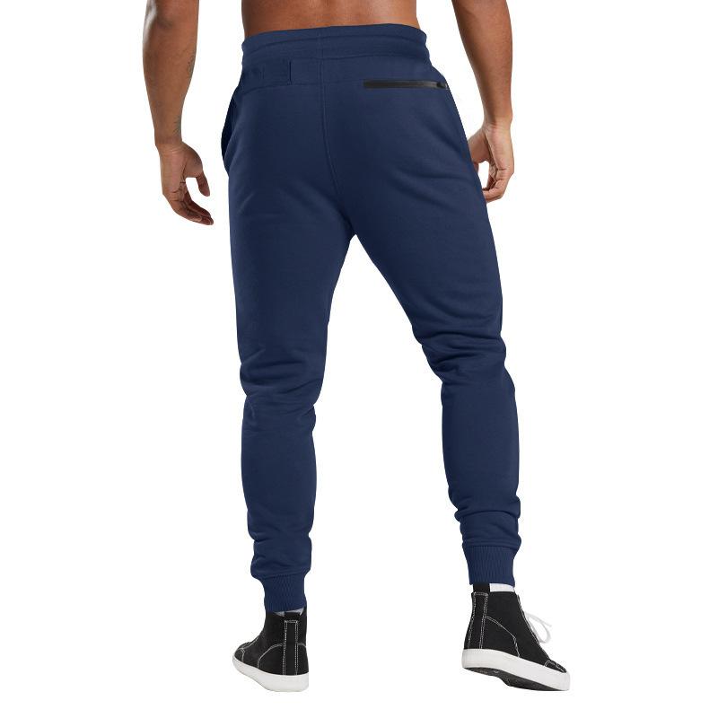 Men's drawstring casual trousers new sports trousers versatile breathable drawstring trousers