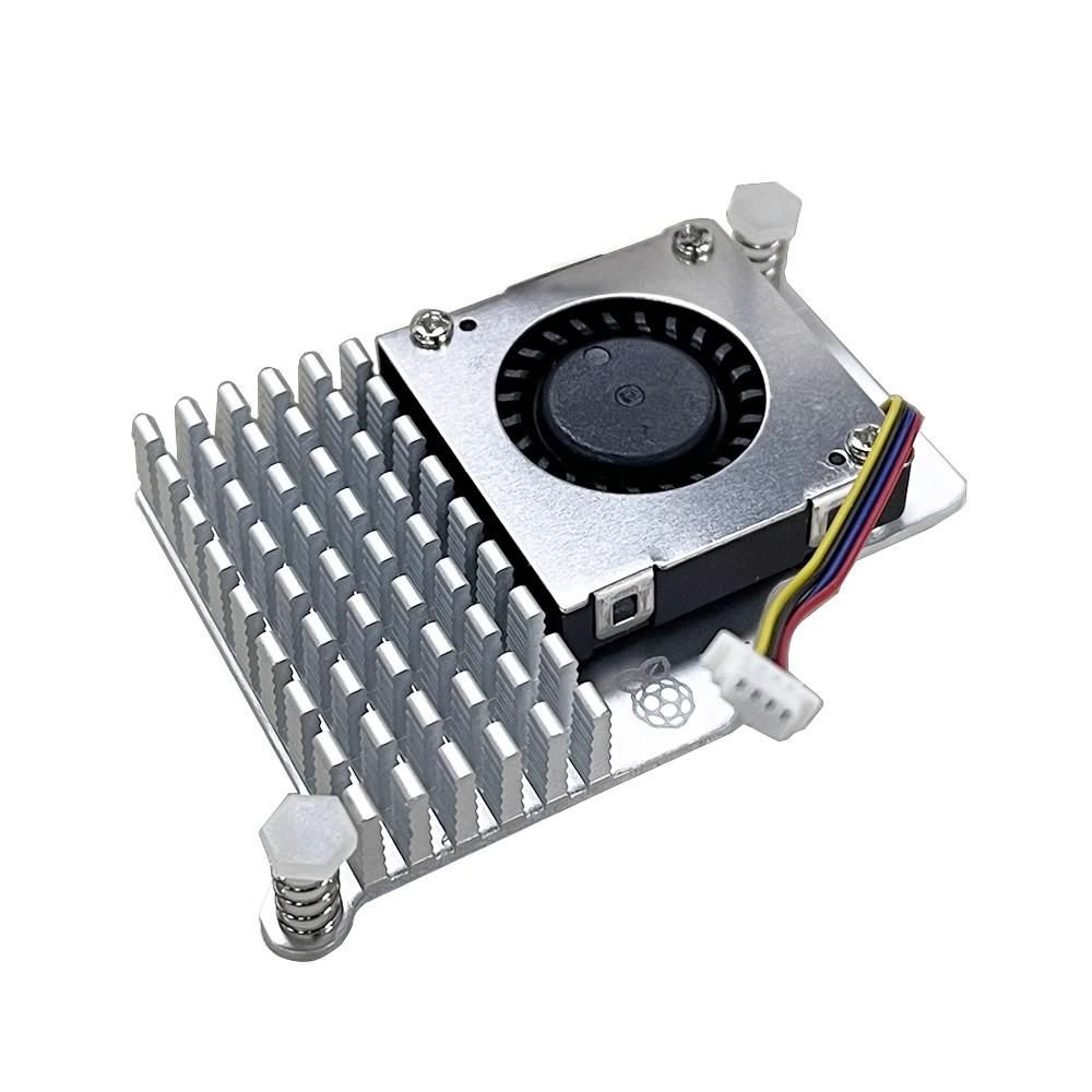 Raspberry Pi 5 Silent Cooling Fan & Aluminum Heat Sink with Fast Heat Conduction Raspberry Pi Official Cooler