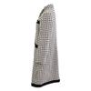Gucci Excellent Condition Houndstooth with Gold Buttons Coat 38 White X blackUsed