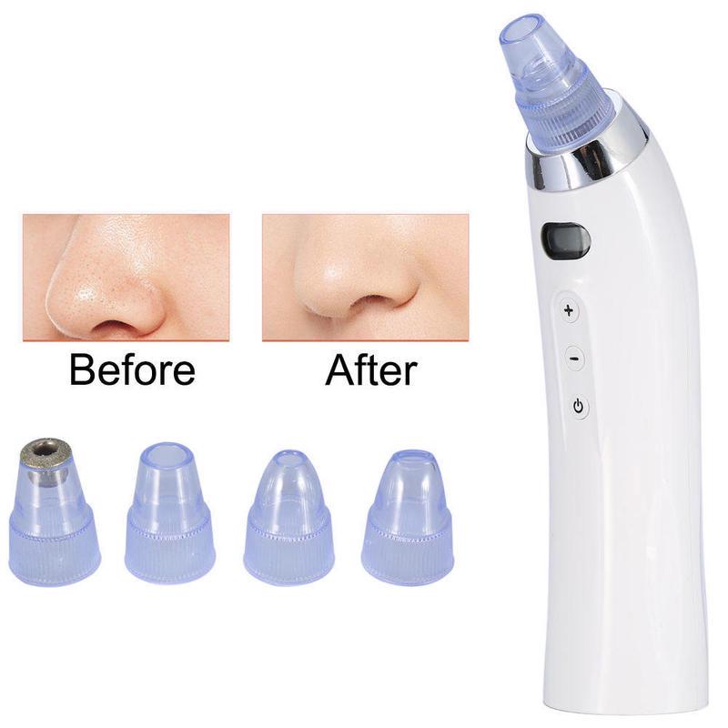 Pore Cleaner Comedo Vacuum Remover Blackhead Diamond Face Dermabrasion Suction Magic Powder Creative