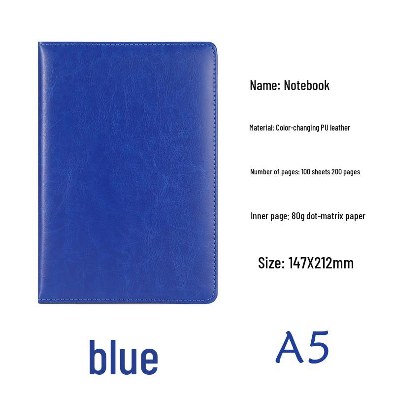 

Блокнот A5/B5 на 64 страницы из искусственной кожи с логотипом на заказ для совещаний