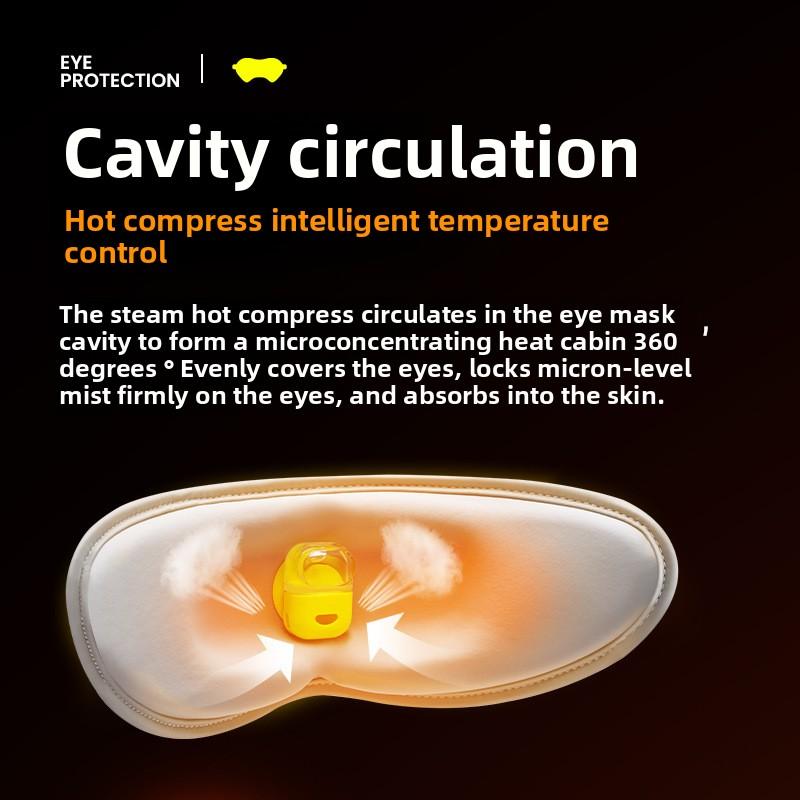 Aparat de masaj pentru ochi, compresă caldă, ochi uscați, mască de ochi cu abur, ameliorează oboseala, dispozitiv de protecție a ochilor, cremă hidratantă pentru ochi pe bază de plante reîncărcabilă