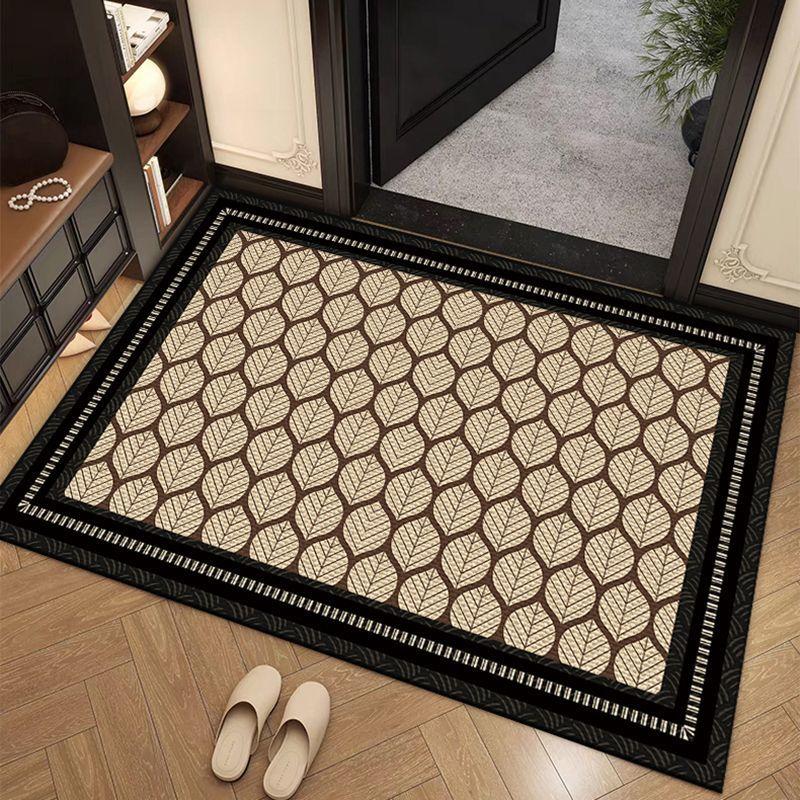 Luxury DIY Washable Non-slip Kitchen Mat Doormat Long Corridor Carpet  Bathroom Hallway Entrance Solid Color Stripe Kitchen Rug