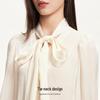 VEROMODA Women's V-Neck Bow-Tie Design Shirt