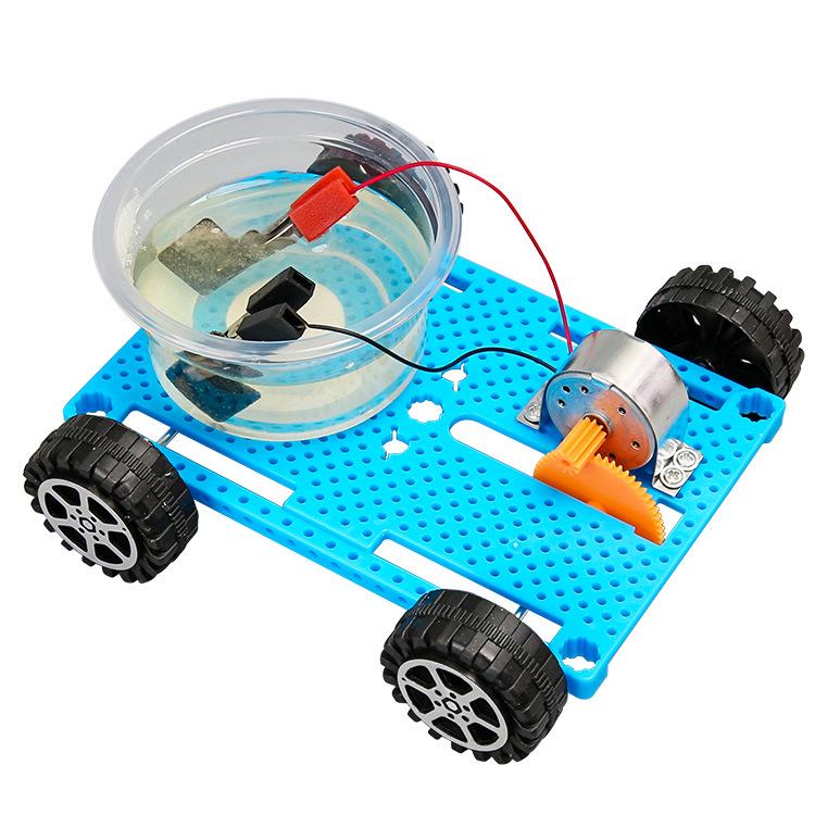 

DIY Saltwater Powered Car Kit for Kids – Science Experiment and Technology Teaching Aid 500+ sets