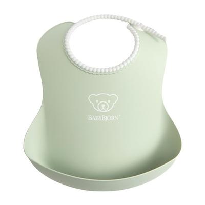 BabyBjorn Baby Bib Bib, Powder Green, 1 Piece