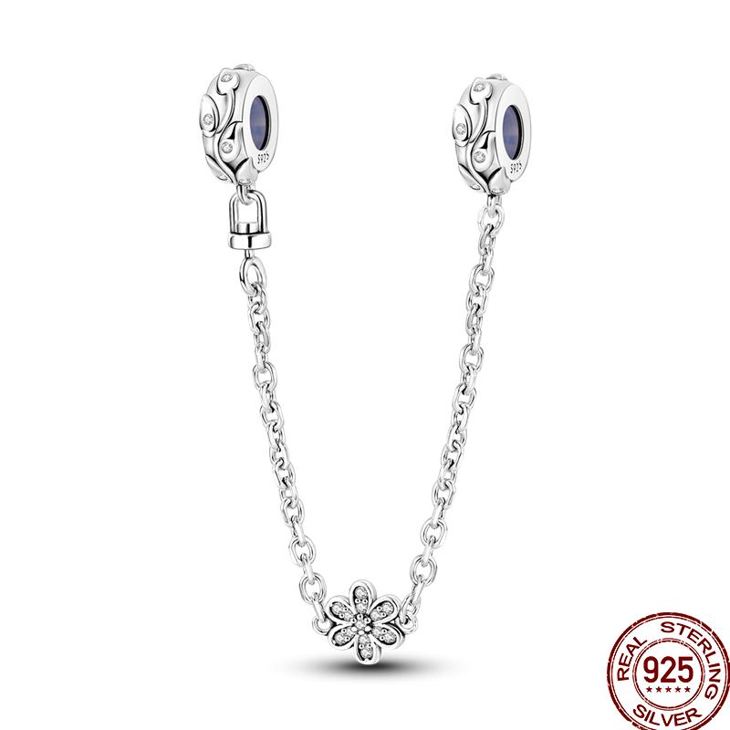 Copper Shiny Zircon Chain Series Beaded Beads Suitable For Pan Original Bracelet Diy Jewelry Gift