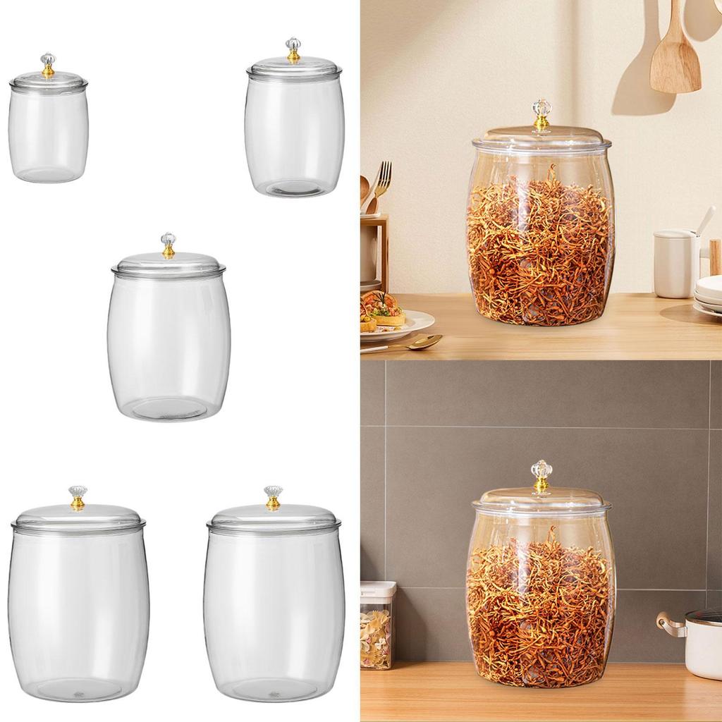 Kitchen Storage Container Kitchen Canisters Decoration Resuable Countertop Food