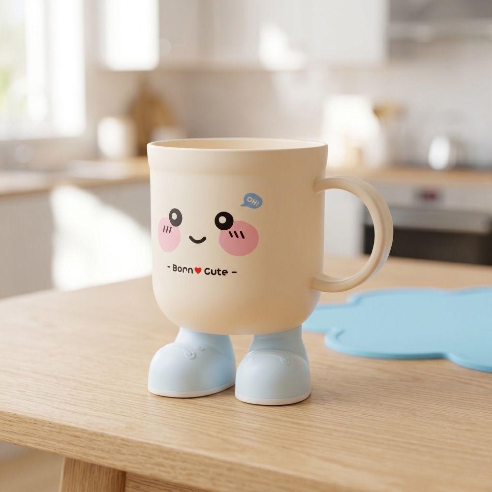 Lovely Couple Toothbrush Cup PP Tooth Brushing Cup Student Mouthwash Cup  Home