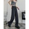Women's Dark Gray Slimming Straight-Leg Sweatpants - Spring/Fall 2025