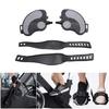 Elliptical Trainer Foot Pedals Exercise Bike Pedal with Strap Leg Training Fitness Device Footboard Easy to Install