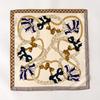 Summer New Sunscreen Scarf, Scarf, Fashionable Printed Silk Scarf, Women's Fashion Twill Temperament Shawl 61cm Large Square Scarf