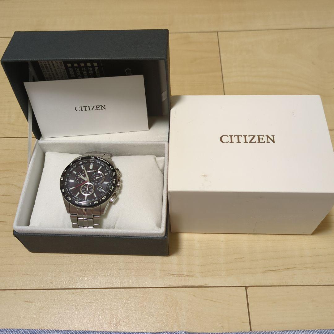 CITIZEN radio clock chronograph men s