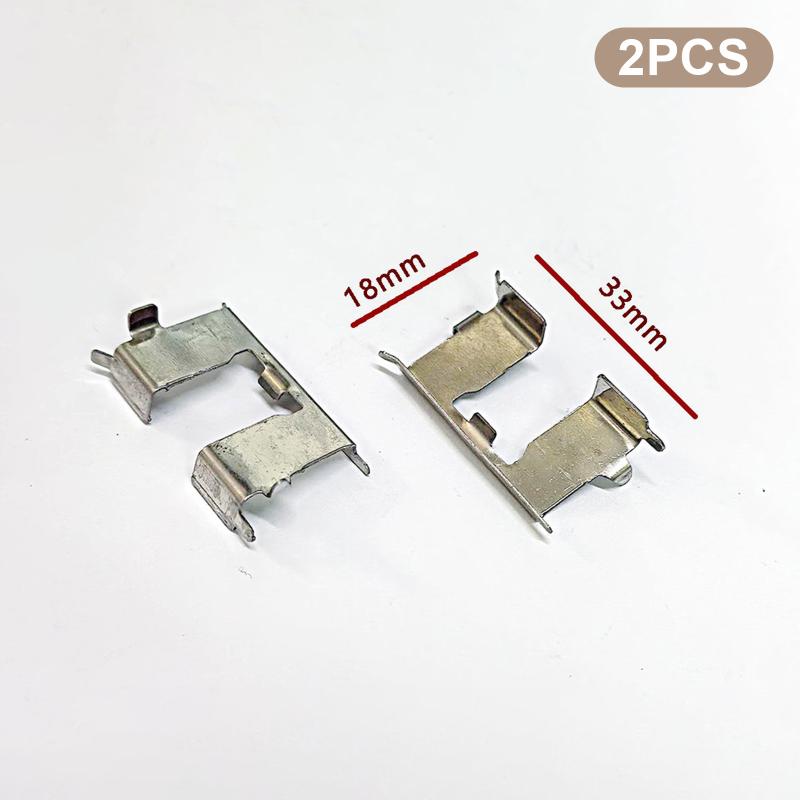 2Pcs Motorcycle Caliper Lower Pump Brake Pump Stainless Steel Spring Plate Motorcycle Caliper Brake Pads