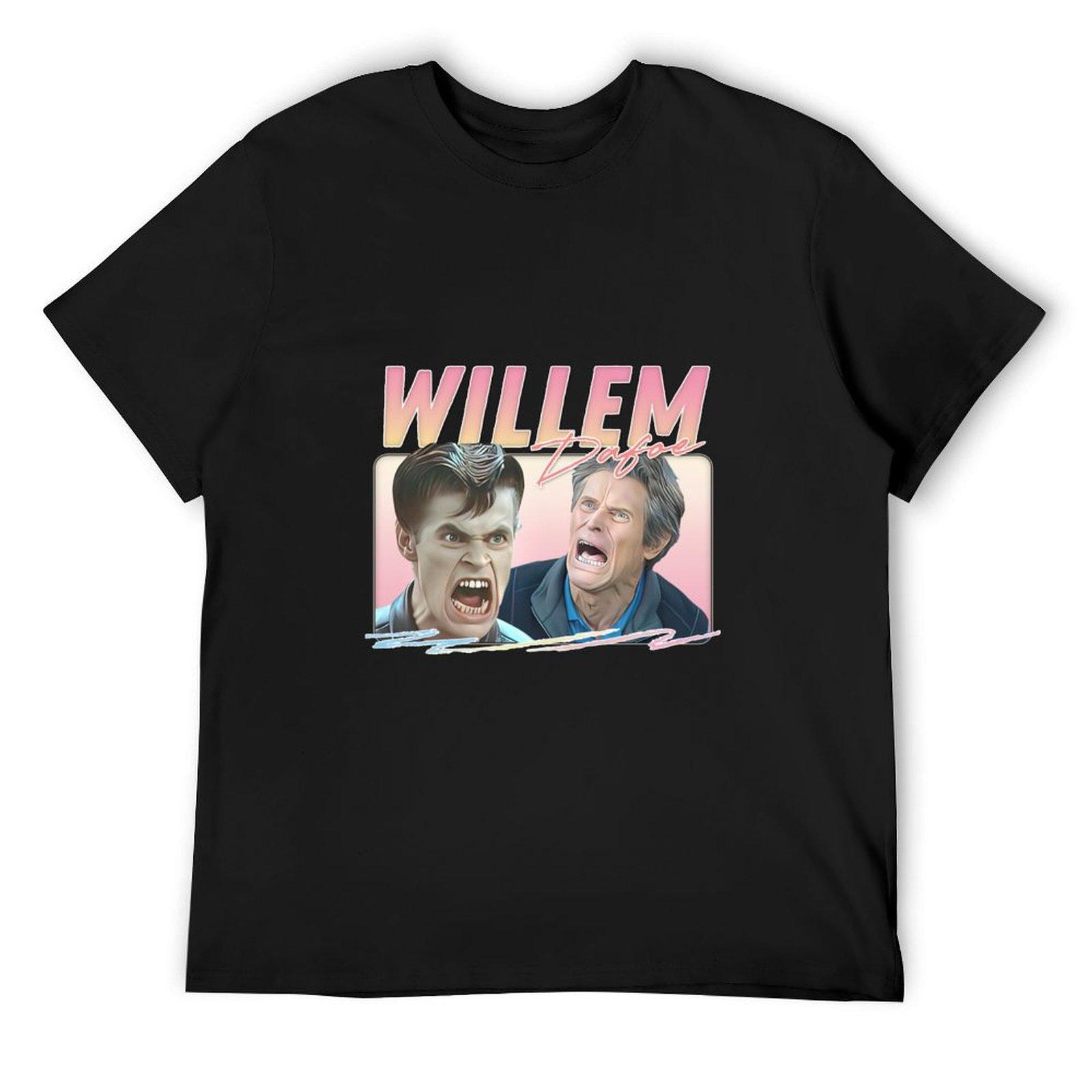 

Willem Dafoe T-Shirt Blouse oversizeds sports fans customizeds mens vintage t shirts 4XL