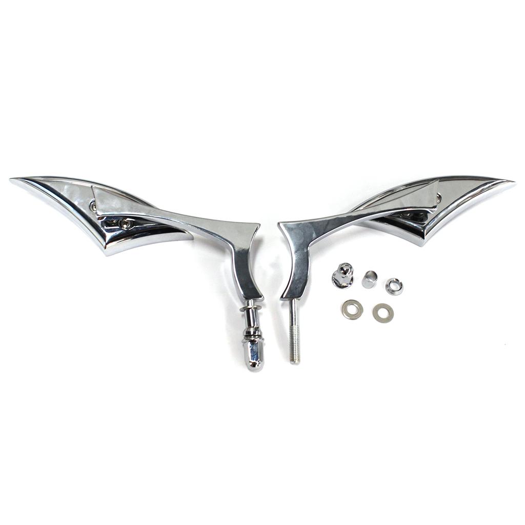 M8 M10 Motocyklová zpětná zrcátka pro Harley Dyna Electra Glide Road Glide Sportster 883 1200 Softail Pohled zezadu