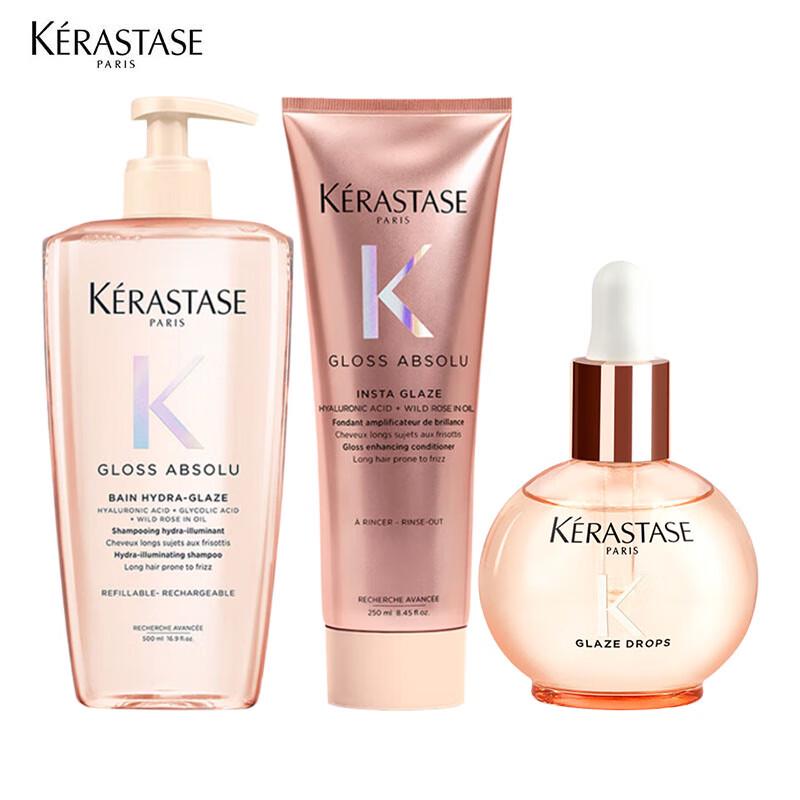 Kérastase Glaze Rose Luminous Hair Care Set 795ml