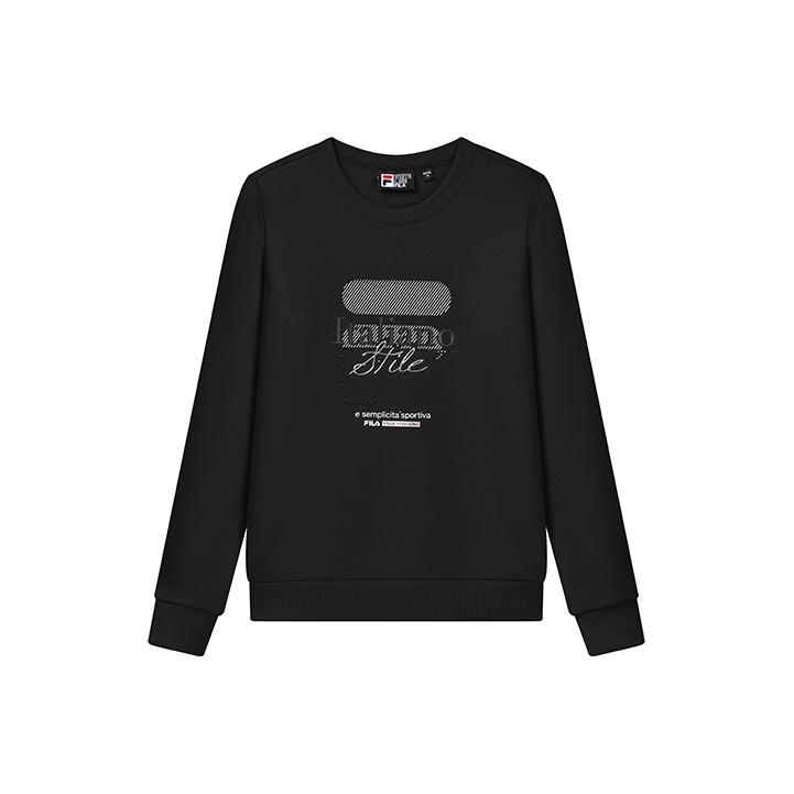 New FILA Sweatshirt Women's Jet Black F11W132253F-BK