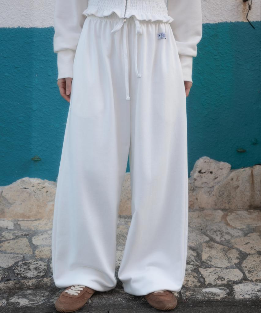 ROSEFRANTZ Back Pocket String Sweatpants [Ivory]
