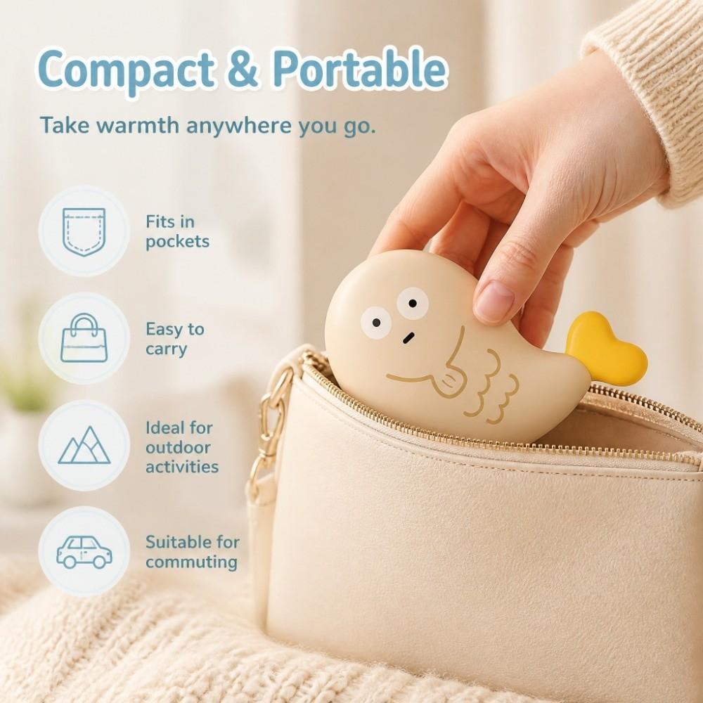 Cute Pocket Hand Warmer Portable Handheld Case Family And Friends Warm Heat Pack Case Commuting