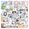 Cartoon Emoji Mochi Sticker: 100-teiliges Set für Notizbücher, DIY, Handys, Laptops