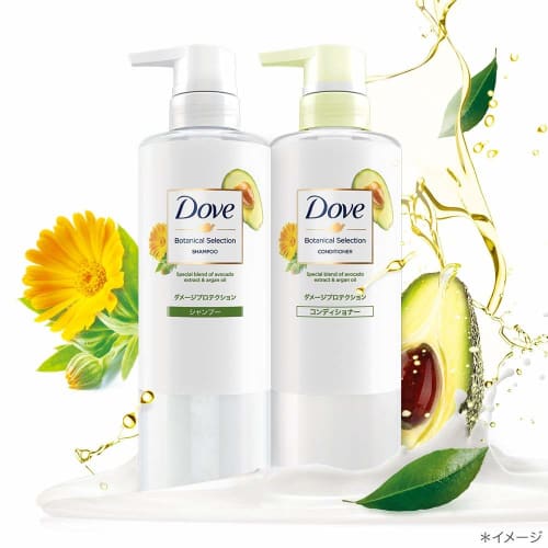 DOVE [Bulk Purchase] Botanical Selection Damage Protection Conditioner Refill 2 Refills 350g X 2