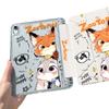 Fox rabbit flat protective cover for ipadair8/7 shell pro acrylic 3y fold 11th generation 13 inches