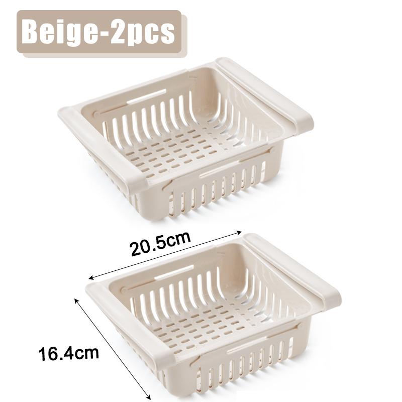 Fridge Organizer Storage Box Refrigerator Drawer Plastic Storage Container Shelf Fruit Egg Food Storage Box Kitchen Accessories