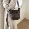 Bucket Bag with Pumpkin Pattern - High-end and Niche Design, Single Shoulder with Underarm Strap Accessory Bag