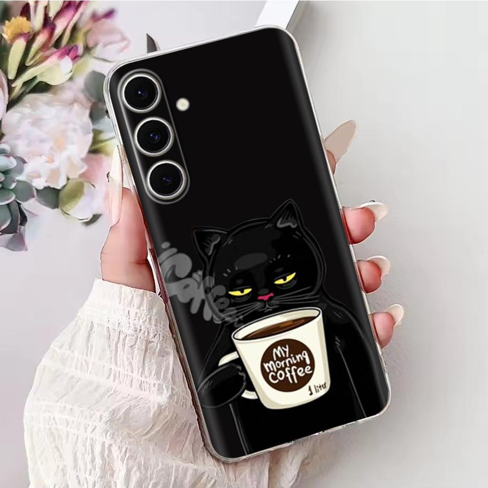 Hülle Für Samsung Galaxy S24 FE Hülle Lustige Tiere Weiches Glattes Flüssiges Silikon Hochwertige Abdeckung Für Galaxy S24 FE SM-S721B 6,7"