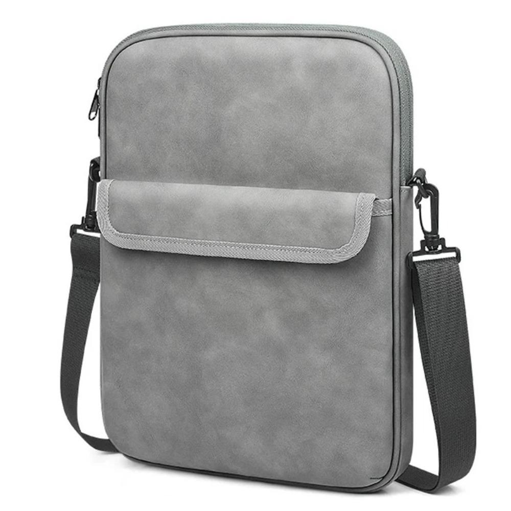 

Universal 11-13inch Tablet Case Adjustable Nappa Leather Laptop Sleeve Case with Shoulder Strap Waterproof Laptop Shoulder Bag 11in