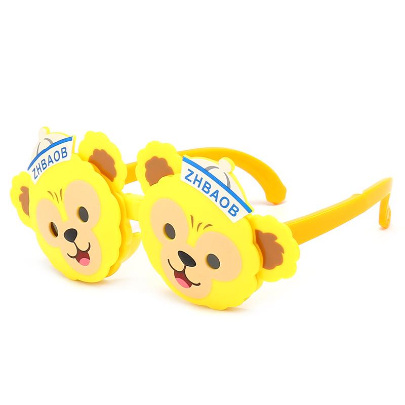 Children's Polarized Flip-Up Monkey Sunglasses with UV Protection