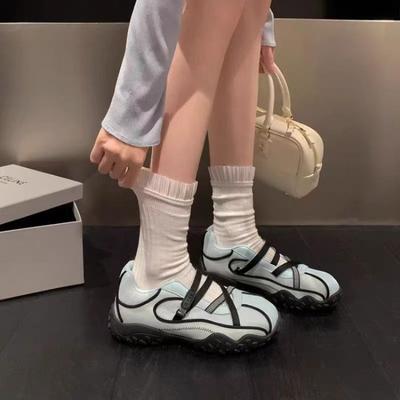 Cross-strap Lazy One-pedal Women's Shoes Summer New Thick-soled Heightening Sports Shoes Fashion Versatile Casual Shoes