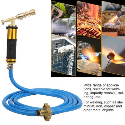 Propane Welding Tools Gas Plumbing Turbo Torch Pipeline Cutter Propane Welding Soldering Brazing with Hose Turbo Torch with Hose