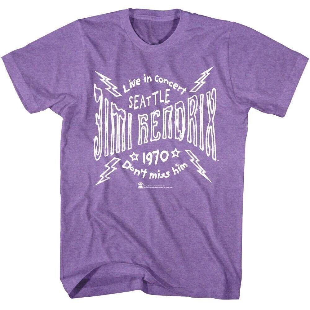 Jimi Hendrix Seattle Don t Miss Him Men T Shirt XL
