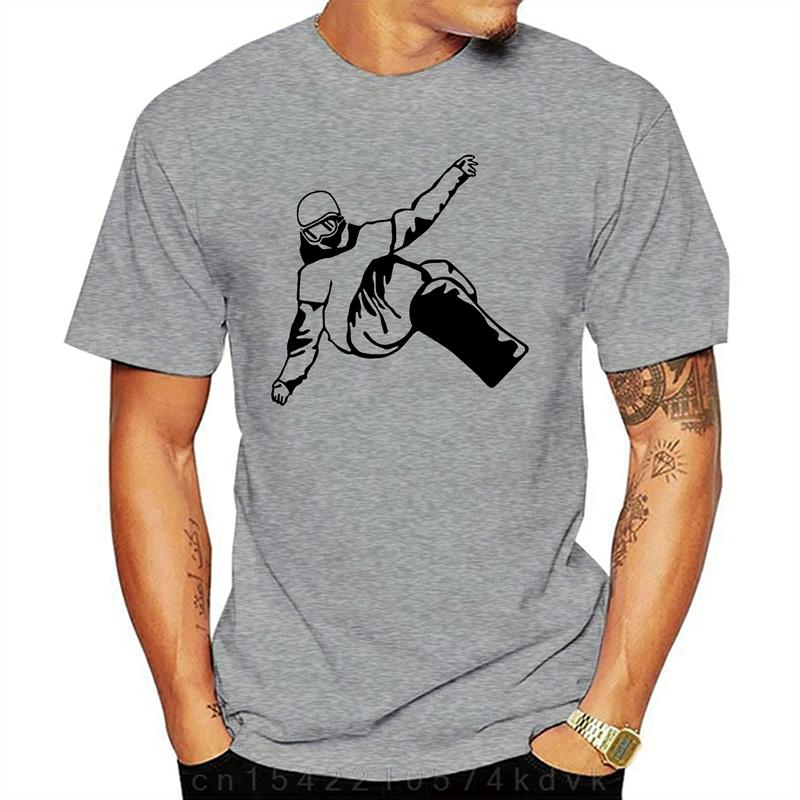 Unisexs Snowboard Tshirt Fashion High Quality Printed Funny 100 Cotton European Size XS5XL Tee Shirts