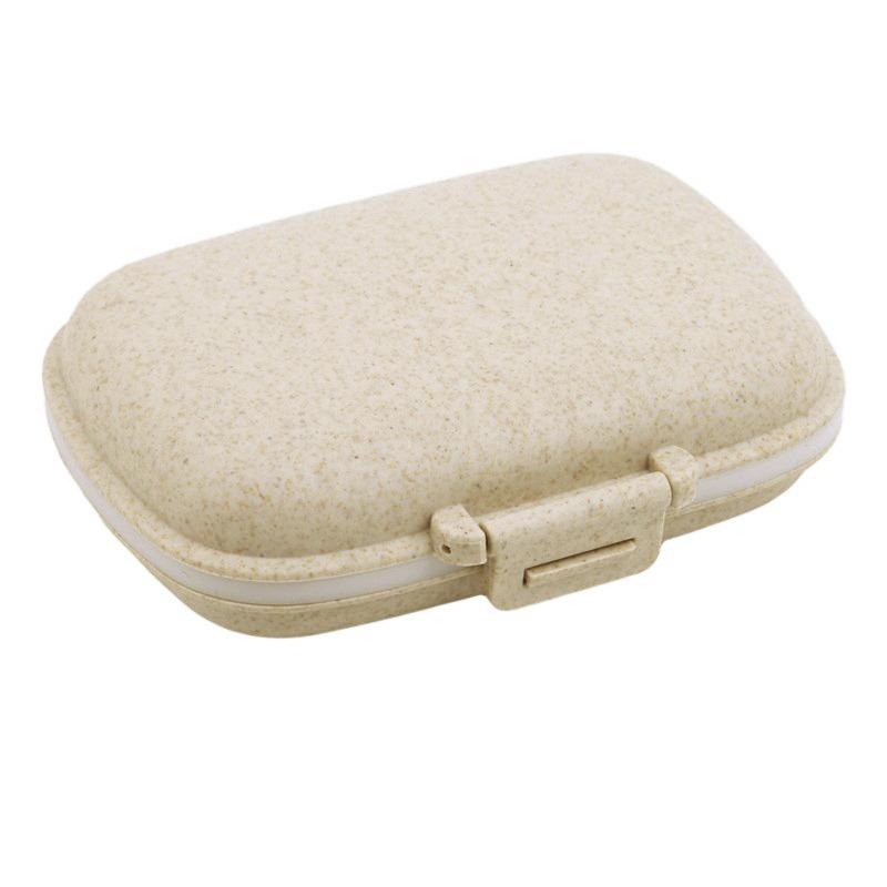 7-Day Portable Flower-Shaped Pill Organizer Compact Medication Divider Box with Individual Compartments for Daily Use