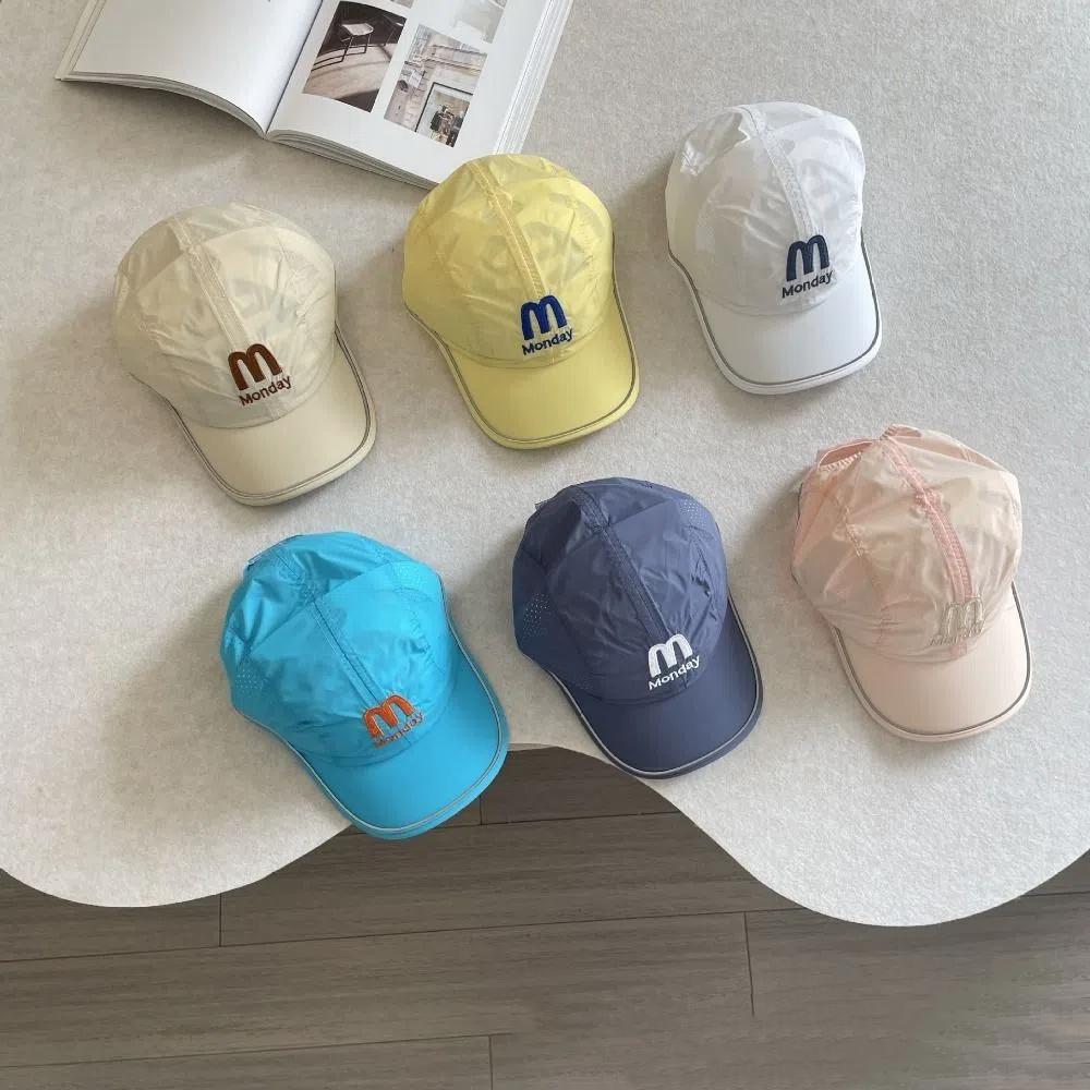 Quick Dry Children Peaked Hat Summer Sun Protection Cap Fashion Baby Baseball Cap  2-8y