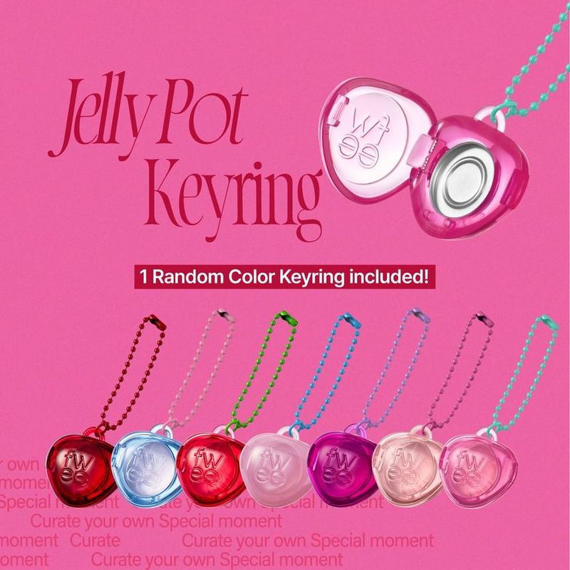 fwee - Jelly Pot Keyring Set - 19 Colors