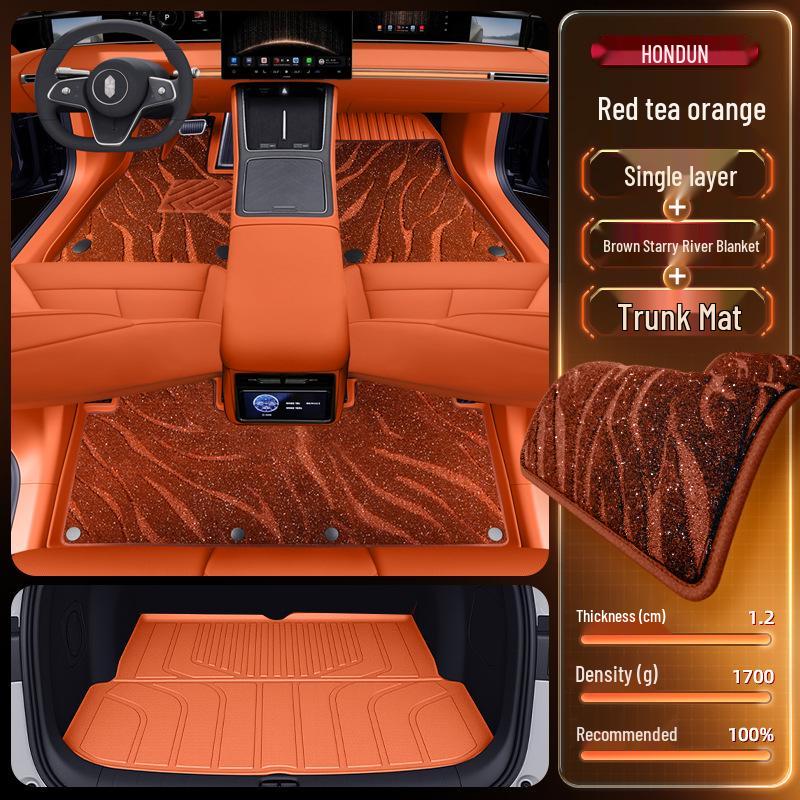 2026 Hongqi S9 TPE Floor Mats: Full Set Interior Carpet for Five Seats