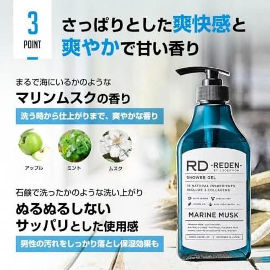 REDEN Body Soap 500ml Freshening