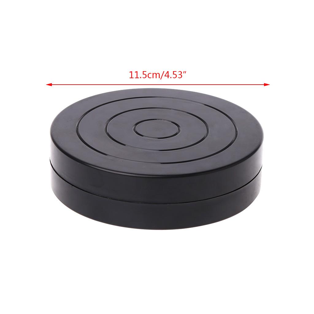 11,5 cm plastikowy obrotowy stół do gliny garncarskiej, narzędzia do rzeźbienia, 360 stopni, elastyczny obrót