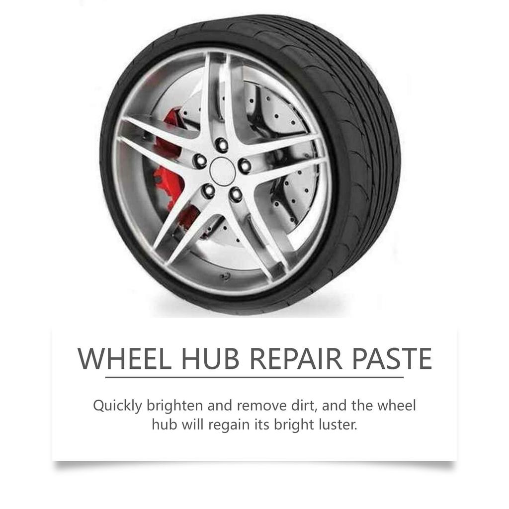 Premium Wheel Hub Repair Paste for Scratch Removal and Refurbishment, Strong Adhesion, 100g, Easy Application