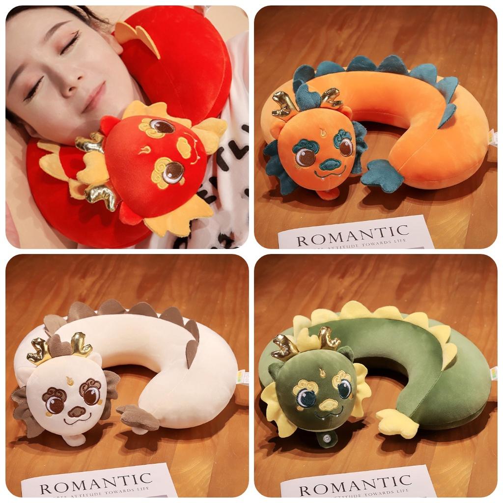 Wholesale Dragon Luck U-shaped Neck Pillow Ideal Gift For New Year And Festivals